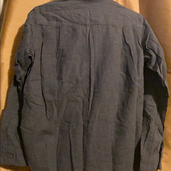 Gray UNIQLO Button Down Long Sleeve S - Picture 2 of 4